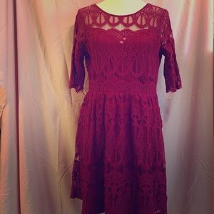 Red Lace Dress